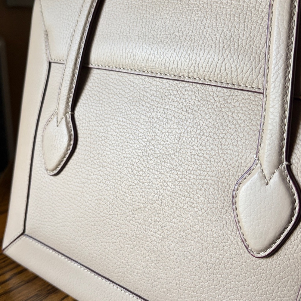 Strathberry Beige Leather Shoulder Bag - Picture 7 of 7